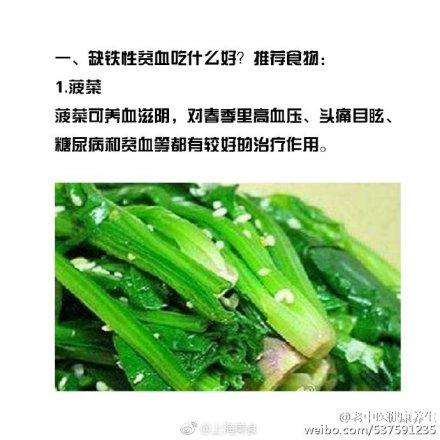 贫血吃什么食物好？