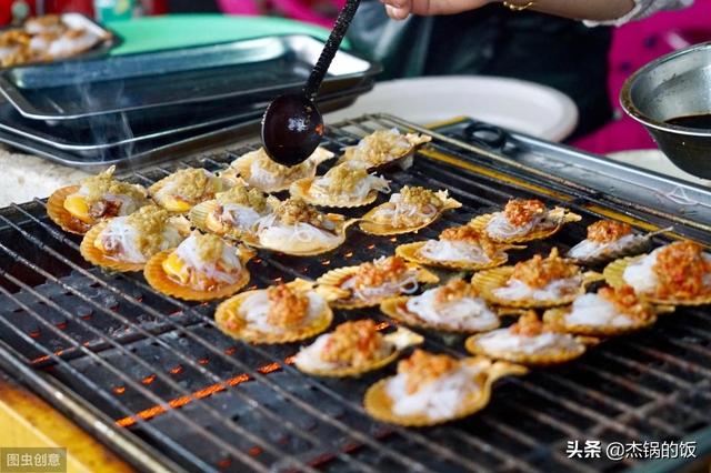 吃煮扇贝蘸什么调料，家常蒜蓉粉丝扇贝肉